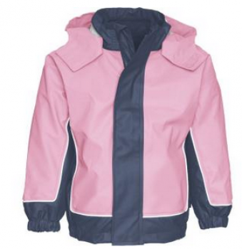 Playshoes Regenjacke -  3 in 1 Farbe: rosa/blau - gefüttert