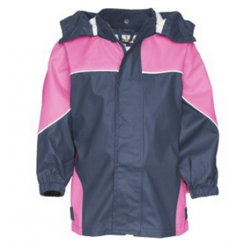 Playshoes Regenjacke - pink/blau -